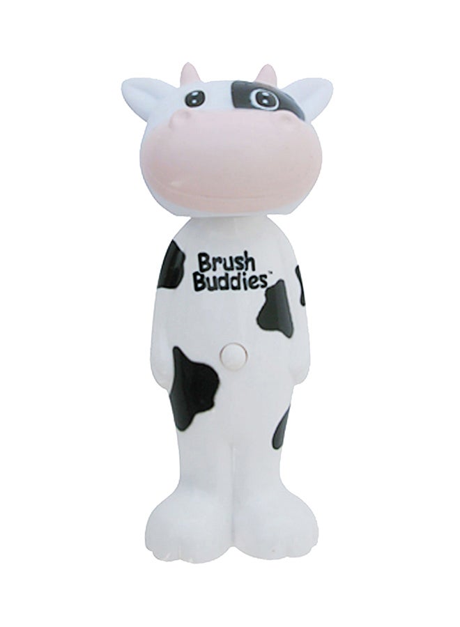 Brush Buddies - Cow Milky Wayne Toothbrush Black/White - Image 1