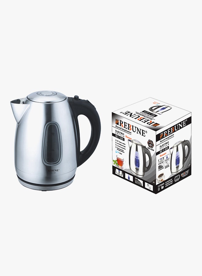 REBUNE Instant Heating Electric Kettle 1.7L 1.7 L RE-1-025 Silver/Black - Image 2