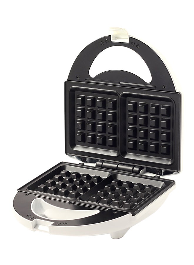 ريبون ماكينة كهربائية لصنع الوافل سعة شريحتين RE-5-037 أبيض/ أسود - Image 1