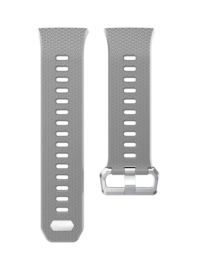 ISank Replacement Sport Band For Fitbit Ionic Grey  - Image 2