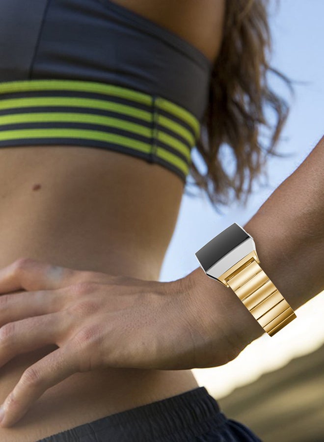 ISank Replacement Band For Fitbit Ionic Gold - Image 5