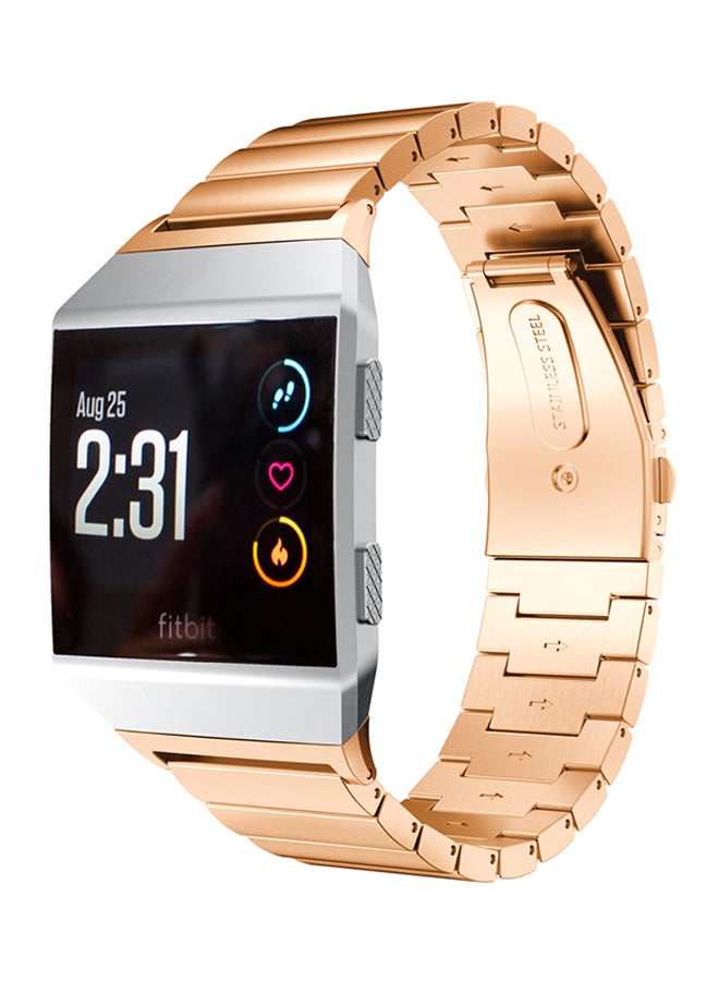 ISank Replacement Band For Fitbit Ionic Rose Gold - Image 4
