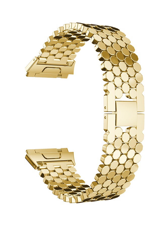 ISank Replacement Bracelet Strap For Fitbit Ionic Gold - Image 1