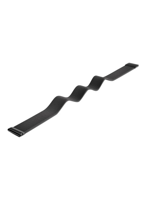 Milanese Loop Replacement Bracelet Strap For Fitbit Alta And Fitbit Alta HR Black