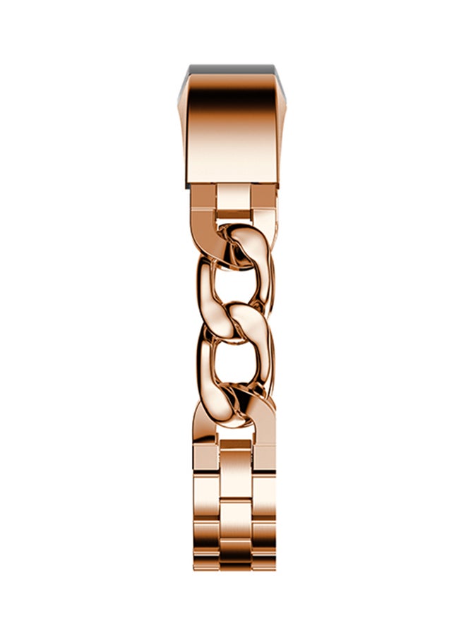 ISank Clasp Replacement Strap For Fitbit Alta/Alta HR Rose Gold  - Image 4
