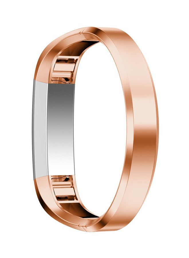 ISank Adjustable Replacement Strap For Fitbit Alta And Fitbit Alta HR 6.1 - 6.85inch Rose Gold  - Image 1