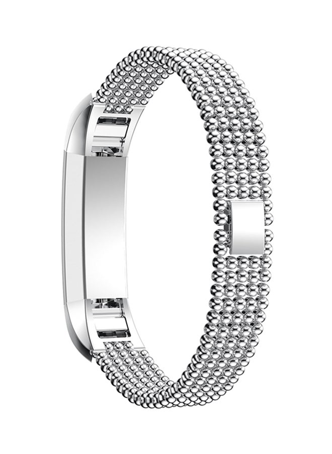 ISank Replacement Watch Band For Fitbit Alta And Fitbit Alta HR Silver  - Image 3
