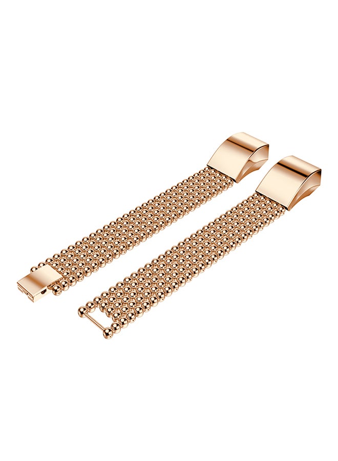 ISank Replacement Watch Band For Fitbit Alta And Fitbit Alta HR Rose Gold  - Image 2