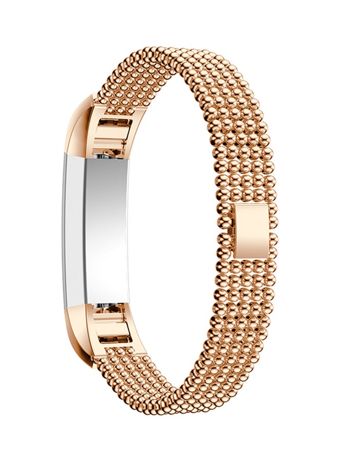 ISank Replacement Watch Band For Fitbit Alta And Fitbit Alta HR Rose Gold  - Image 3