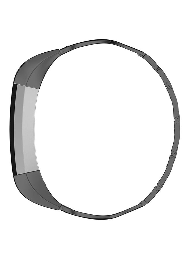 ISank Diamond Jewelry Replacement Bracelet Strap For Fitbit Alta And Fitbit Alta HR Black/Clear - Image 2