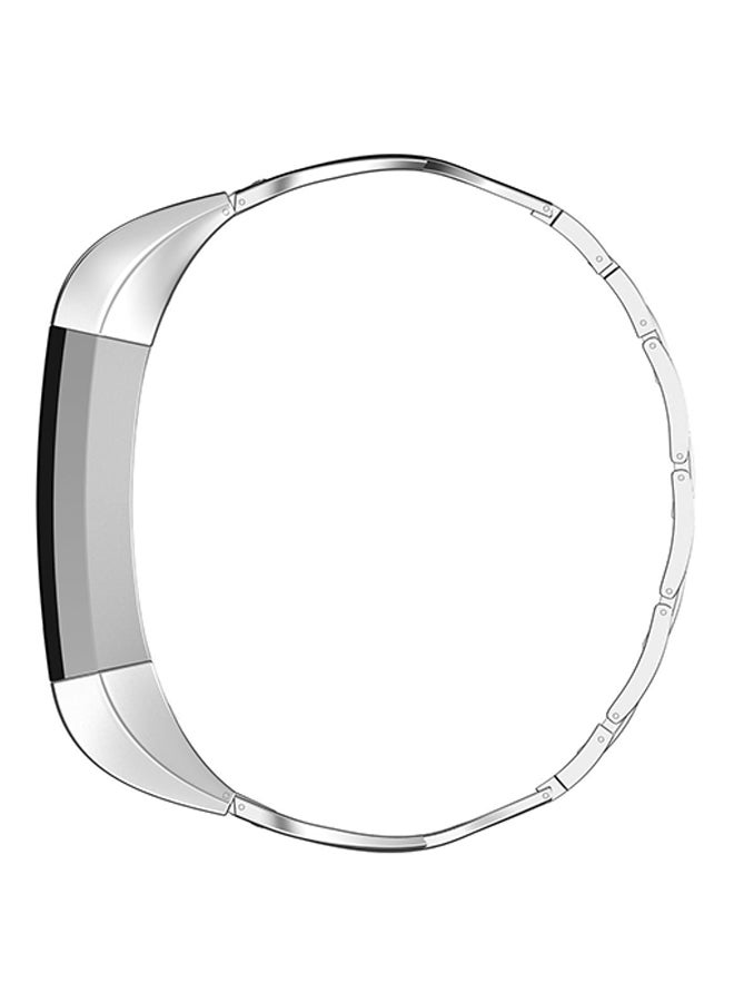 ISank Diamond Jewelry Replacement Bracelet Strap For Fitbit Alta And Fitbit Alta HR Silver/Clear  - Image 2