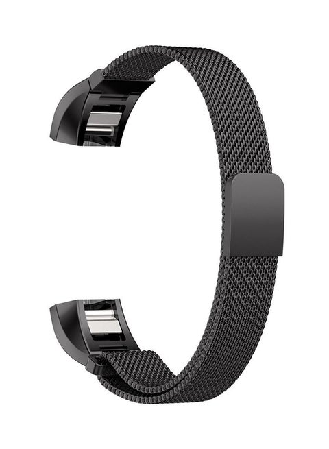 Milanese Replacement Band For Fitbit Alta And Fitbit Alta HR Black