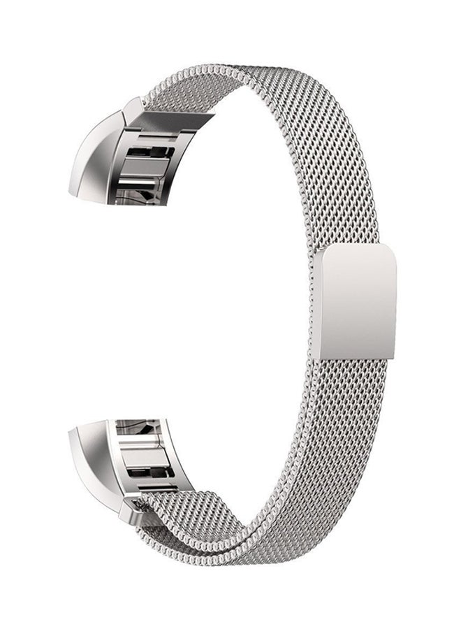 ISank - Milanese Replacement Band For Fitbit Alta And Fitbit Alta HR Silver - Image 1