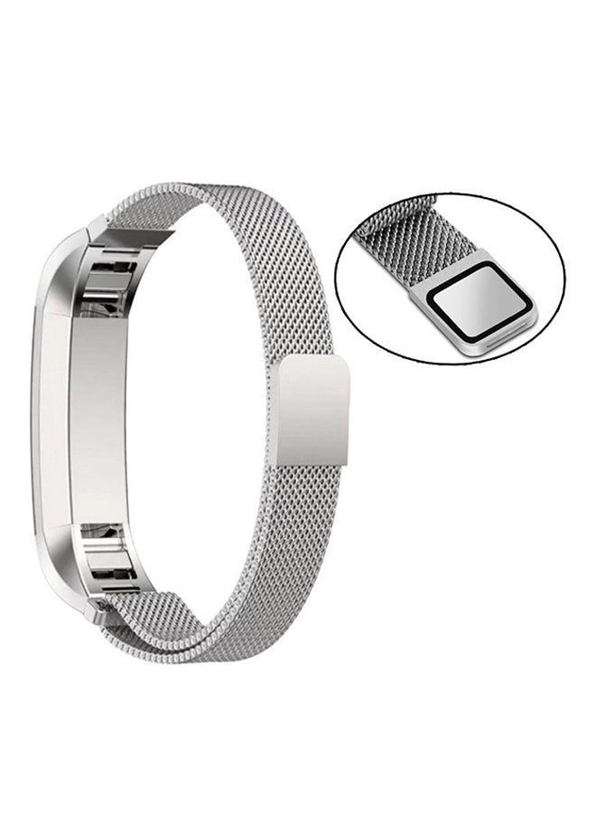 ISank - Milanese Replacement Band For Fitbit Alta And Fitbit Alta HR Silver - Image 1