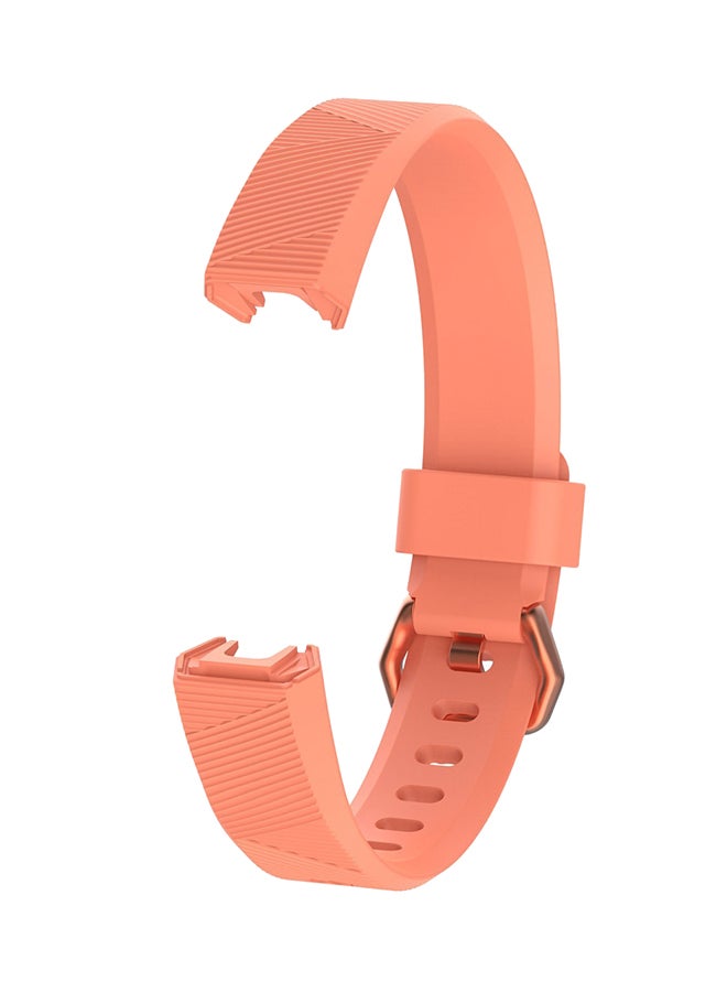 ISank Alta HR Replacement Sport Wristband Orange  - Image 2