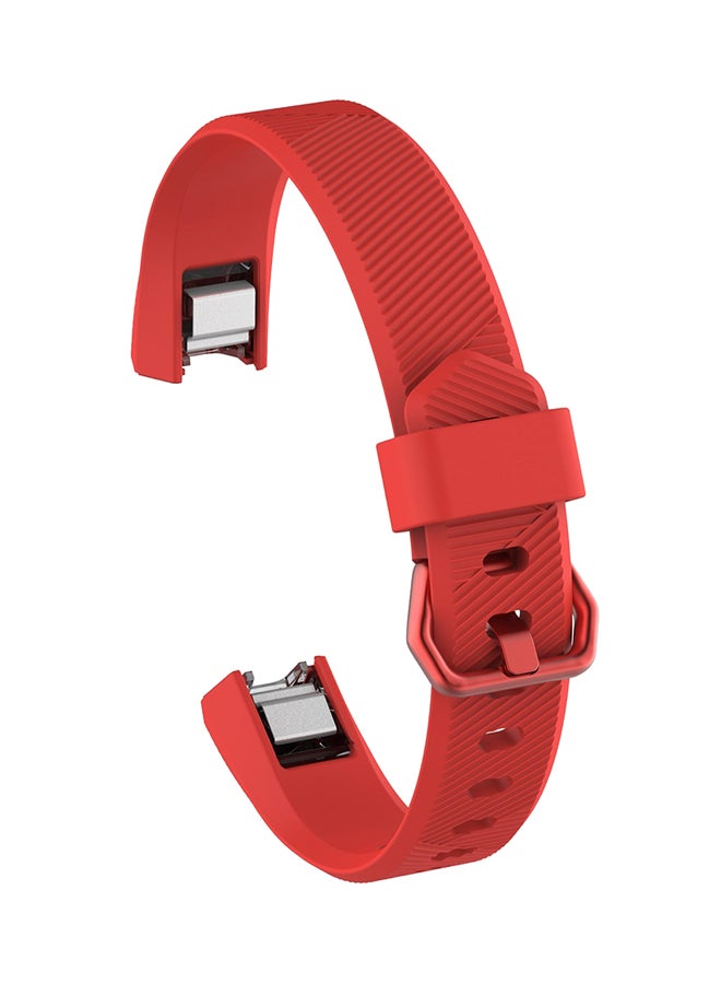 ISank Silicone Replacement Sport Wristband For Fitbit Alta HR Red