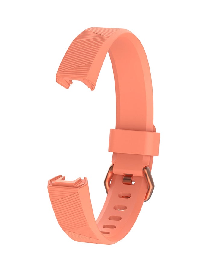 ISank Replacement Sport Wrist Band For Fitbit Alta HR Orange - Image 2