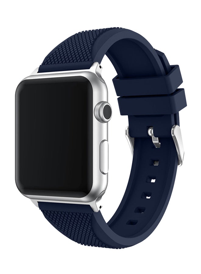 ISank Replacement Sports Band For Apple Watch Series 3/2/1 Navy - Image 2