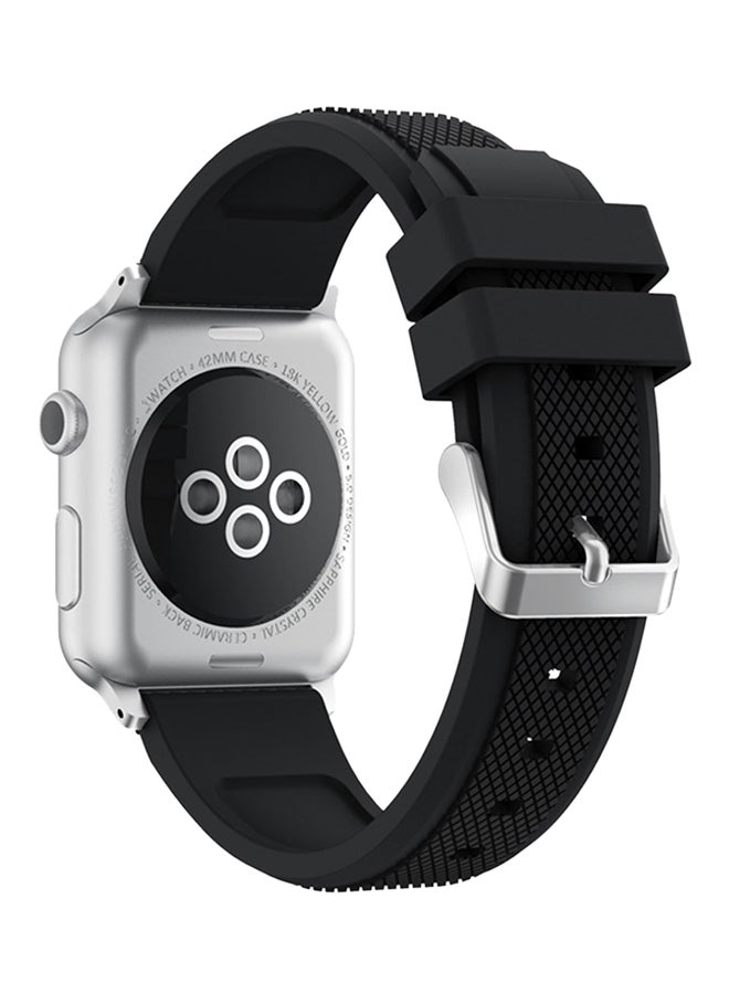 ISank Replacement Sports Band For Apple Watch Series 3/2/1 Black - Image 2