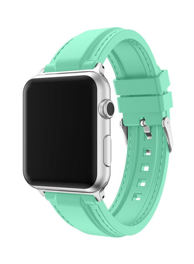 ISank Replacement Sports Band For Apple Watch Series 3/2/1 Mint Green  - Image 3