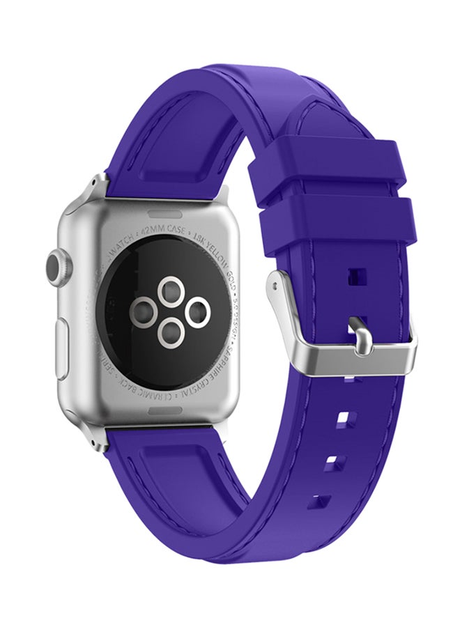 ISank Replacement Sports Band For Apple Watch Series 3/2/1 Purple  - Image 2