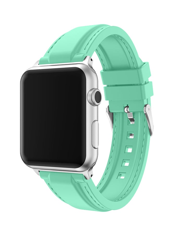 ISank Replacement Sports Band For Apple Watch Series 3/2/1 Mint Green  - Image 3