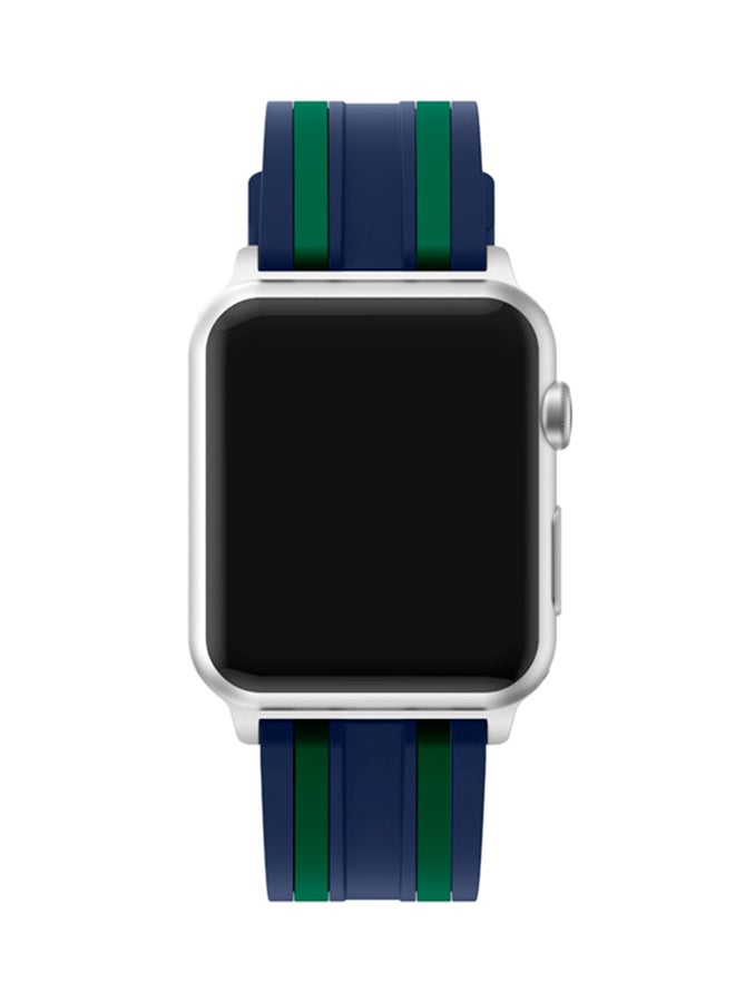 ISank Replacement Sports Band For Apple Watch Series 3/2/1 Dark Blue/Green - Image 4