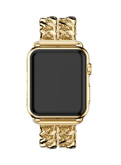 ISank Flexible Chain Replacement Strap For Apple Watch Series 3/2/1 Gold  - Image 4