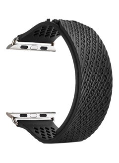 Milanese Loop Replacement Strap For Apple Watch Series 3/2/1 Black
