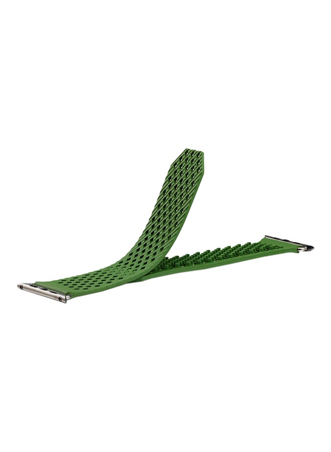 ISank - Milanese Loop Replacement Strap For Apple Watch Series 3/2/1 Green - Image 1