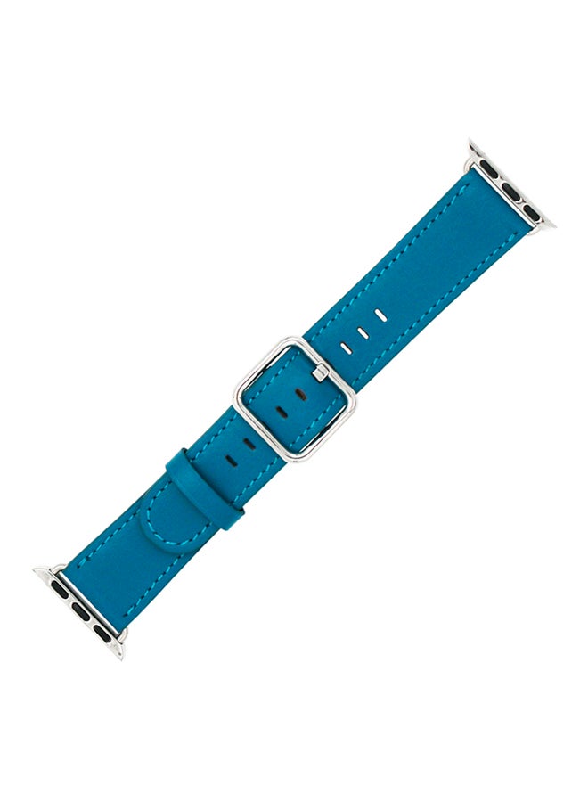 ISank Replacement Strap For Apple Watch Series 3/2/1 Blue - Image 2