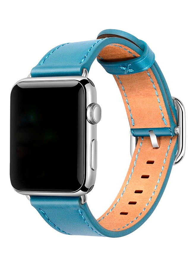 ISank Replacement Strap For Apple Watch Series 3/2/1 Blue - Image 3