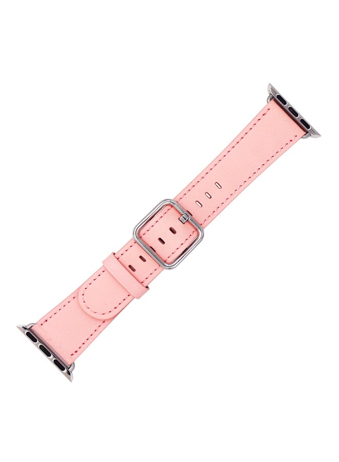 ISank Replacement Strap For Apple Watch Series 3/2/1 Pink - Image 2