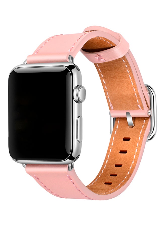ISank Replacement Strap For Apple Watch Series 3/2/1 Pink - Image 3