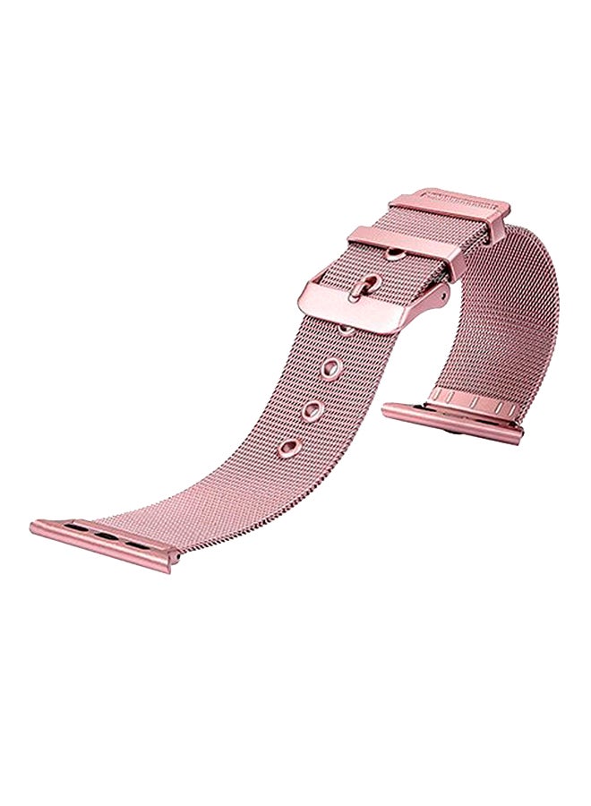 ISank Replacement Buckle Closure Strap For Apple Watch Rose Gold - Image 2