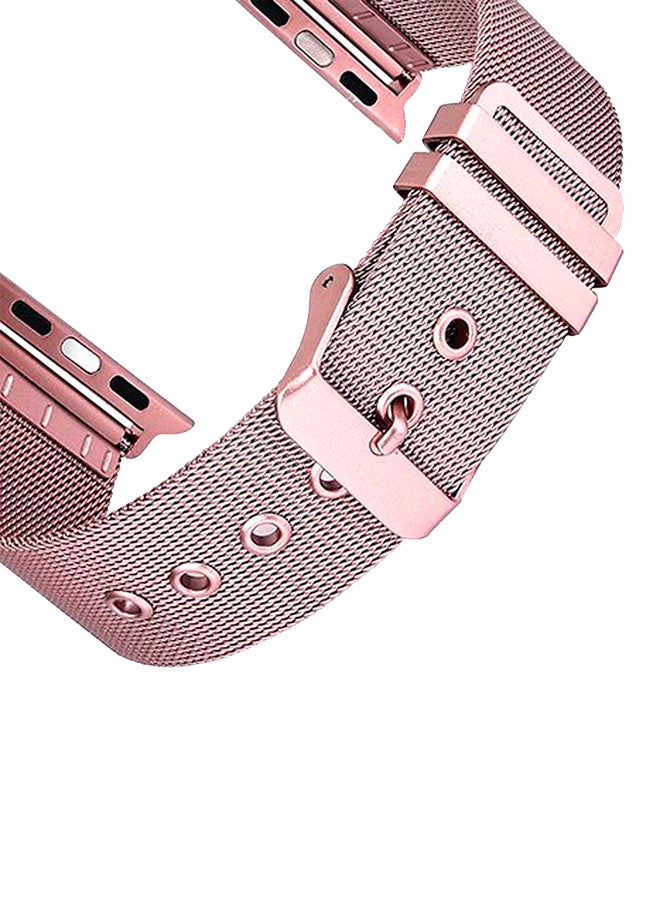 ISank Replacement Buckle Closure Strap For Apple Watch Rose Gold - Image 3