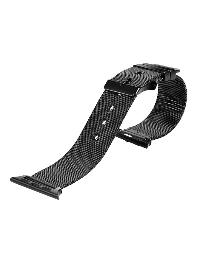 ISank Stainless Steel Replacement Strap For Apple iWatch 42mm Black - Image 3