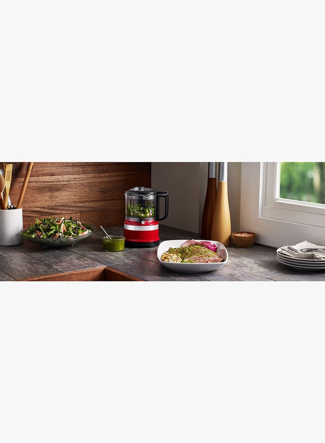 KitchenAid Mini Electric Food Processor 5KFC3516BER Empire Red - Image 4