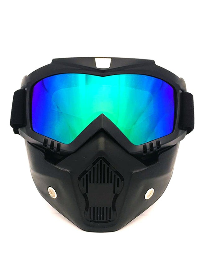 Generic - Motorcycle Face Mask With Glasses - Image 1