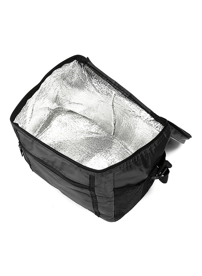 حقيبة عازلة للماء لحمل الطعام أسود 27x17x24سم - Image 4