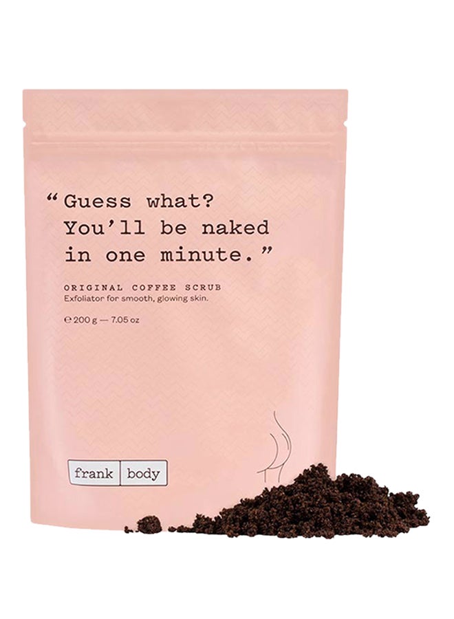 frank body Original Coffee Scrub Brown 200grams