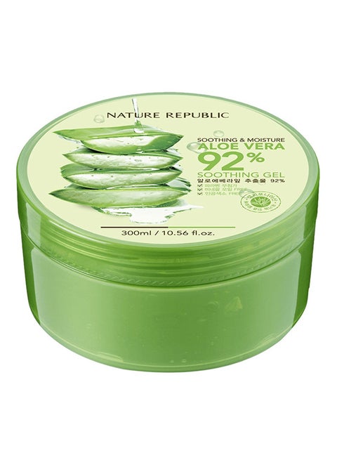 Soothing and Moisturizing Aloe Vera Gel Green 300ml