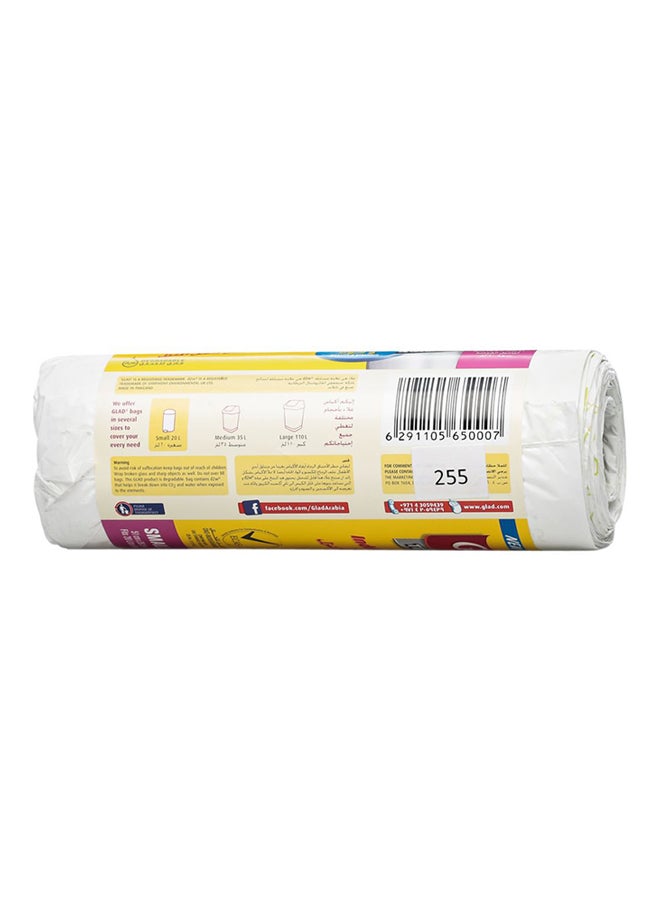 Glad Tuff Stuff Garbage Bag, 20-Piece Large, 58 x 70centimeter  - Image 2