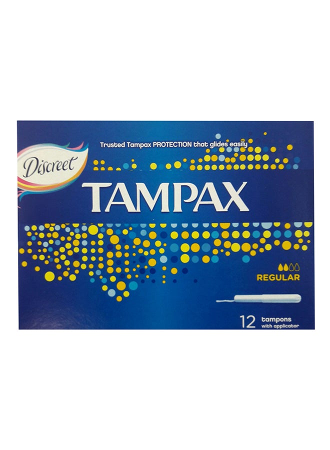 Tampax - Tampax Regular, Count 12 - Image 1