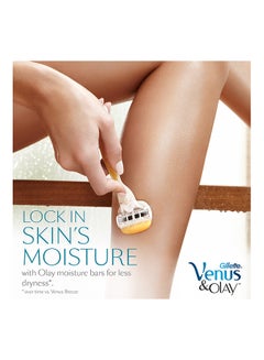 Venus Olay Soft  Razor 1Up Yellow  - Image 4