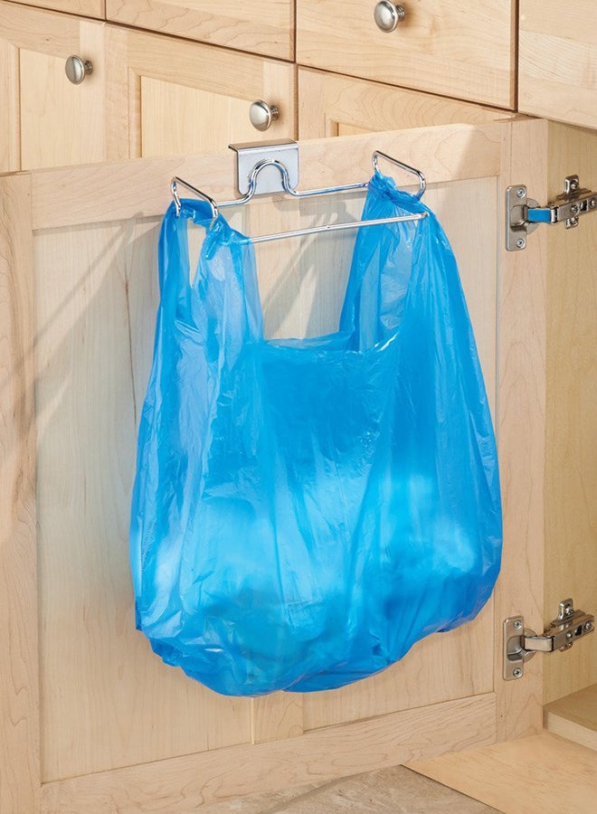 InterDesign Stainless Steel Plastic Bag Holder Silver 14x5.1x16.5cm  - Image 2