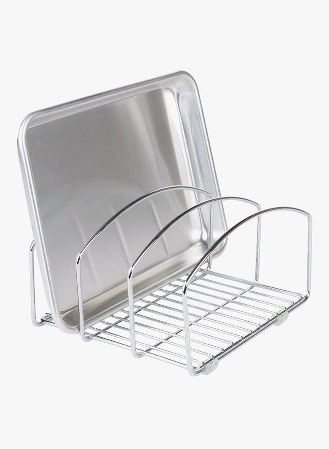 إنترديزاين منظم أدوات طهي كلاسيكو فضي 8بوصة - Image 2