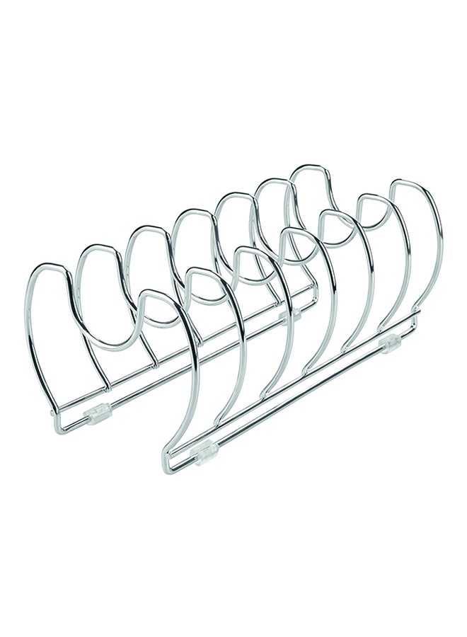 InterDesign Classico Cookware Organizer Silver 13inch  - Image 1