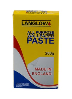 Langlow All Purpose Wallpaper Paste Yellow 200grams 