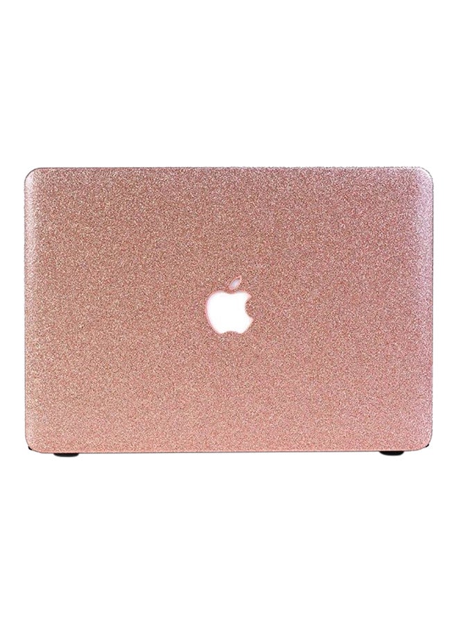 غطاء بلينغ رفيع للغاية مخصص لجهاز أبل ماك بوك A1534 قياس 12 بوصة وردي - Image 1